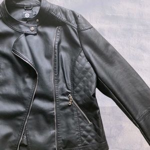 BooHoo faux leather jacket